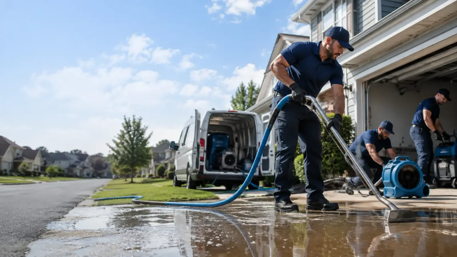 Flood Damage Restoration in Francisco, IN